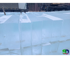 Лед,блоки льда для скульптур, лед строительный - 4