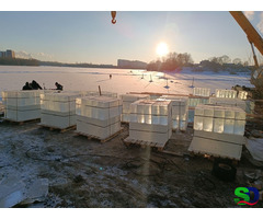 Лед,блоки льда для скульптур, лед строительный - 5